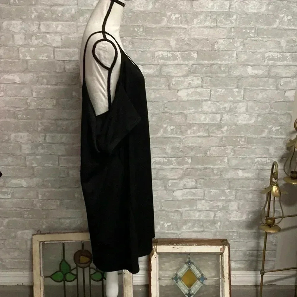 Womens Boohoo black casual cover up ladies dress size 20 - Picture 4 of 10